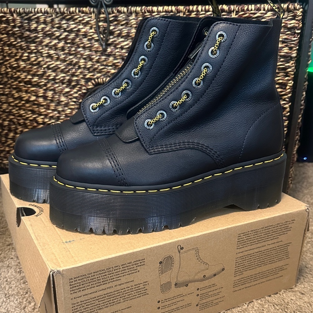 Dr. Martens Black Platform Boots
